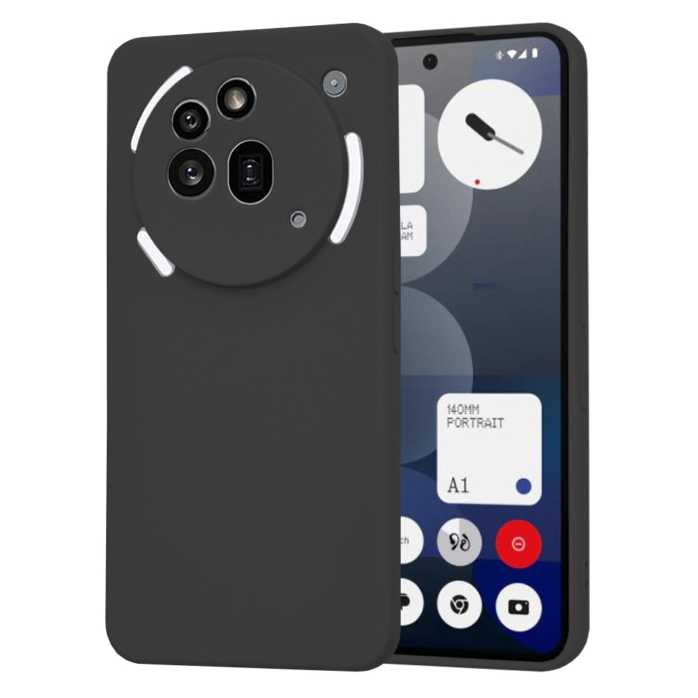 Maska za Nothing Phone (3a) Pro, Techsuit, SoftFlex, Crna