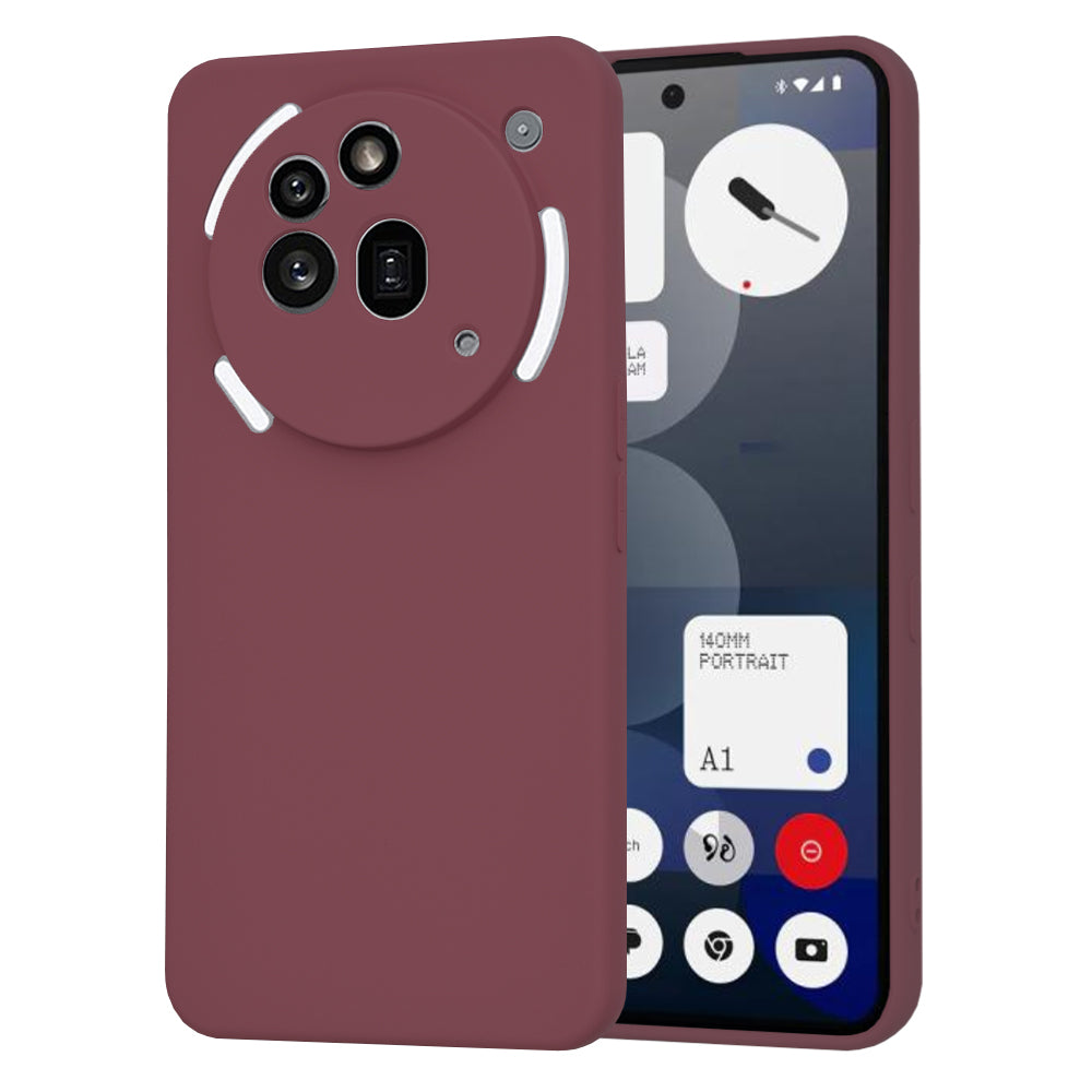 Maska za Nothing Phone (3a) Pro, Techsuit, SoftFlex, Bordo