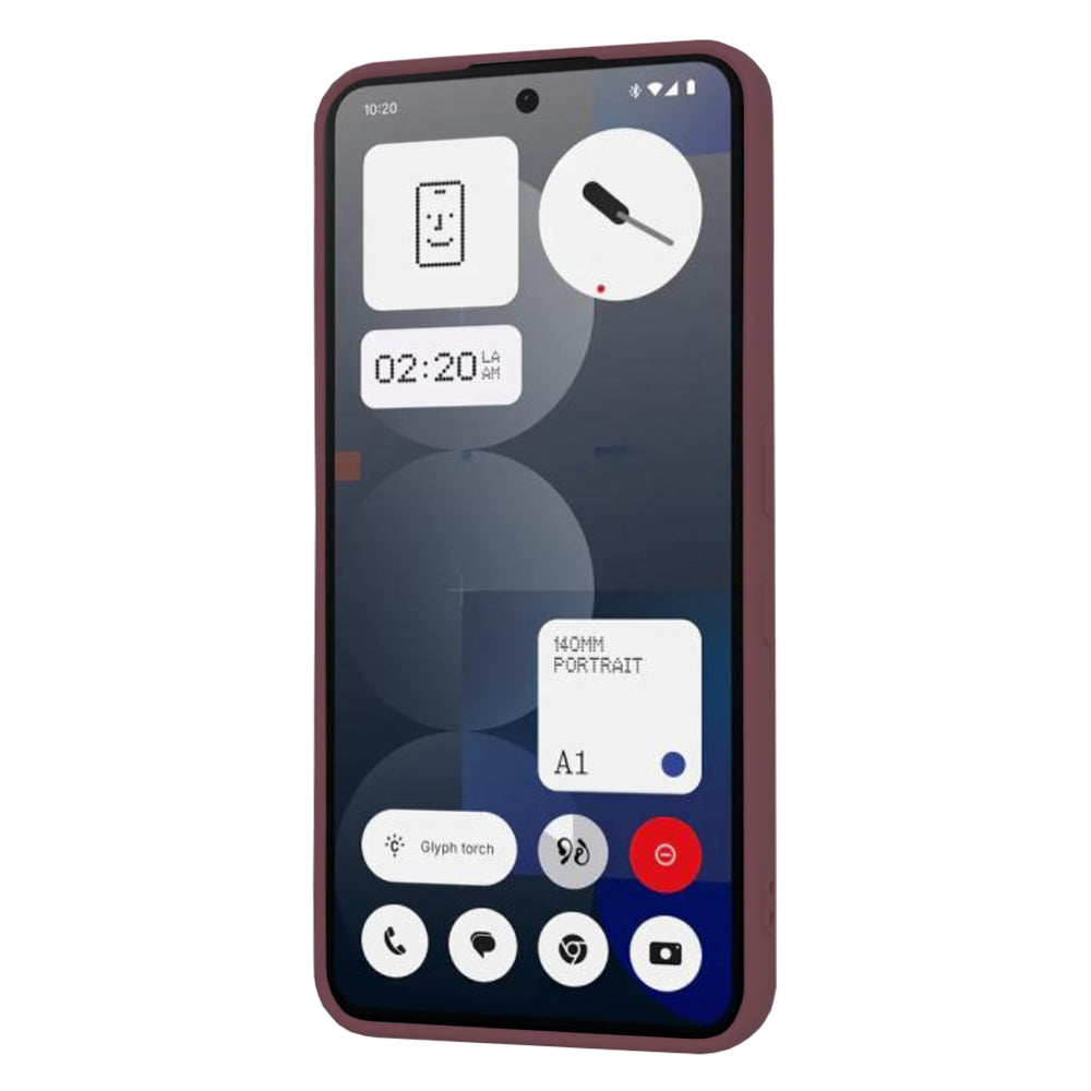 Maska za Nothing Phone (3a) Pro, Techsuit, SoftFlex, Bordo