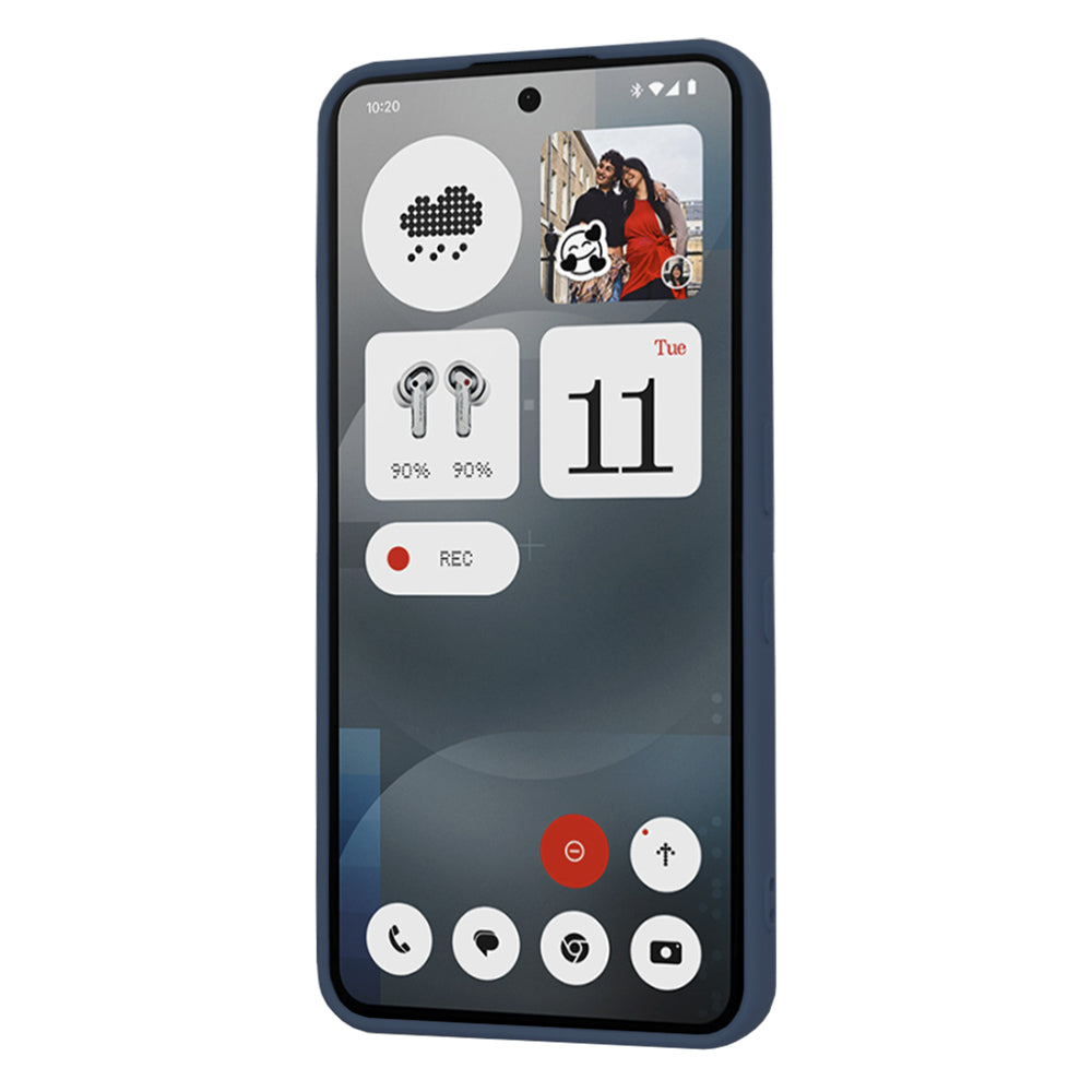 Maska za Nothing Phone (3a), Techsuit, SoftFlex, Tamnoplava