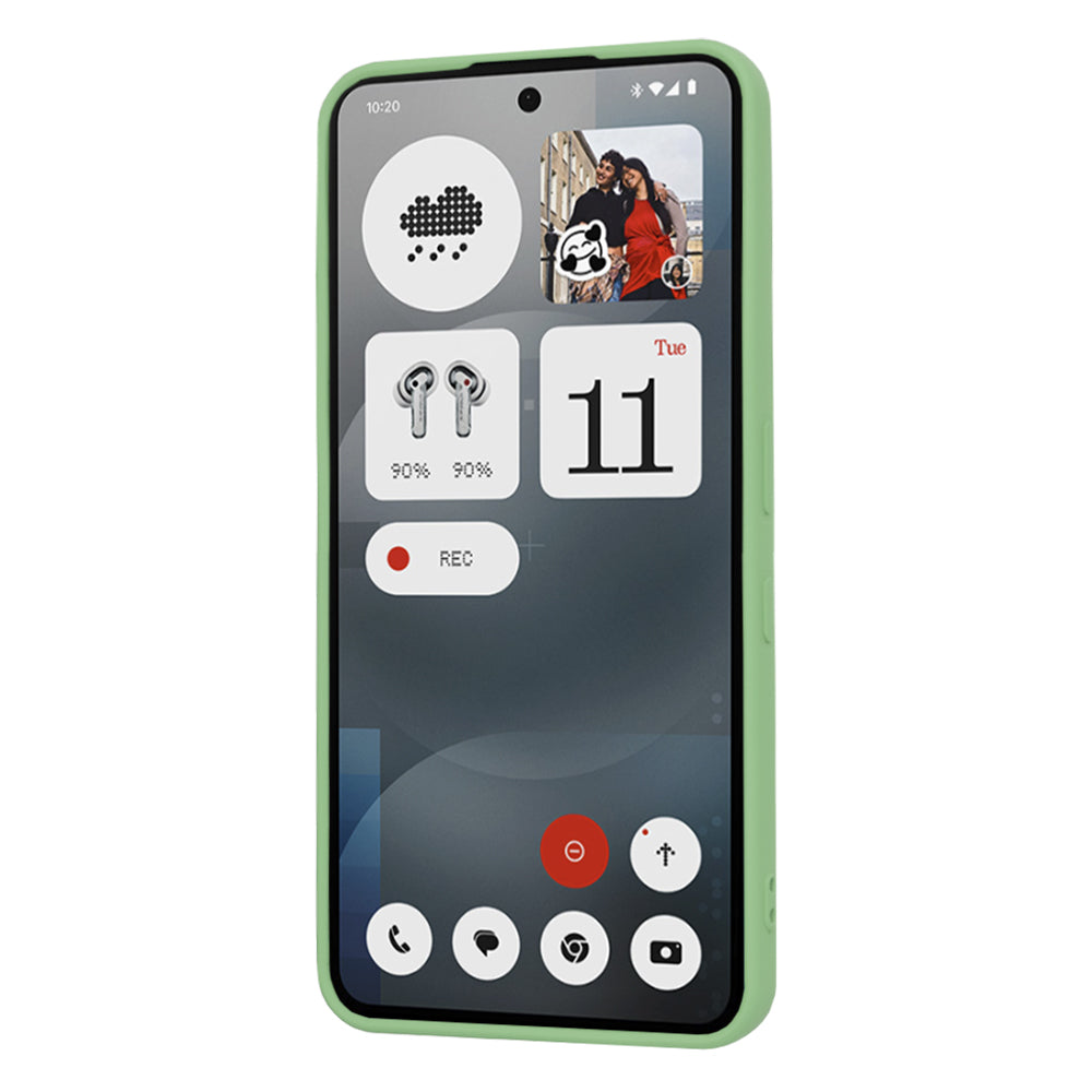 Maska za Nothing Phone (3a), Techsuit, SoftFlex, Svijetlo Zelena