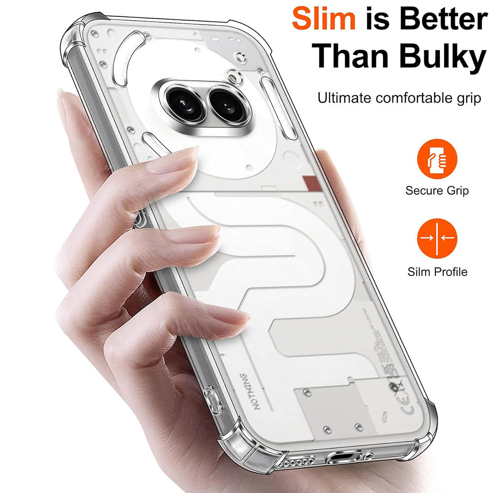 Futrola za Nothing Phone (4a) Pro, Techsuit, Shockproof Clear, Prozirna