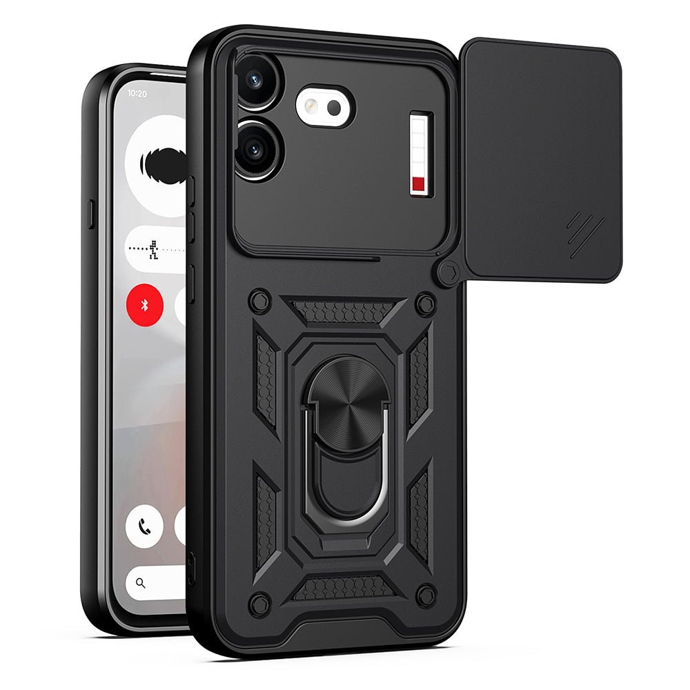 Maska za Nothing Phone (4b), Techsuit, CamShield, Crna
