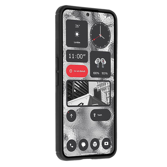 Maska za Nothing Phone (2), Techsuit, Karbon, Crna