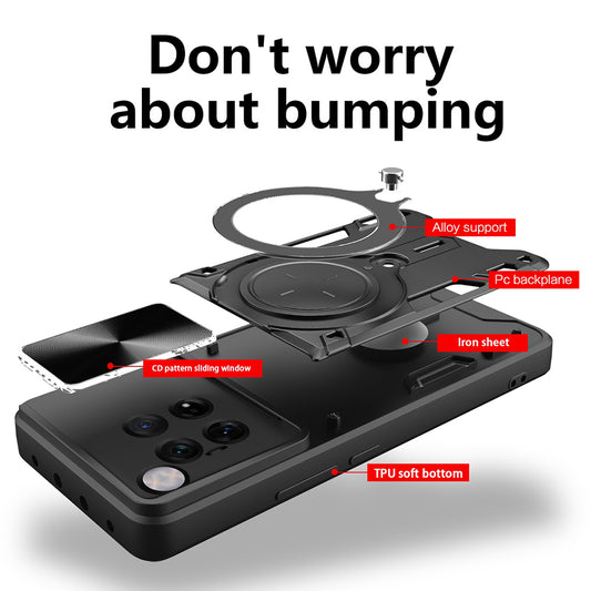 Maska za OnePlus 12, Techsuit, CamGuard Pro, Crna