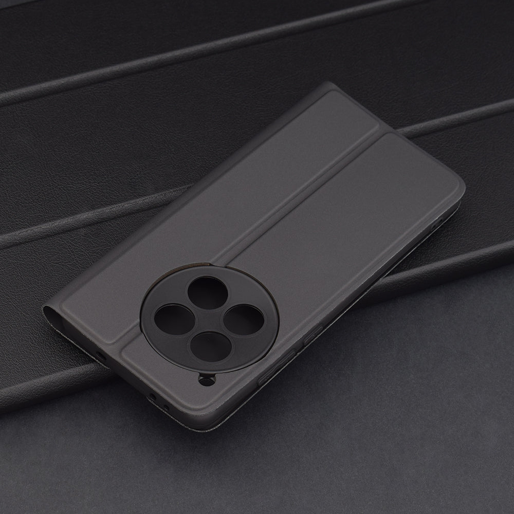 Maska za OnePlus 12, Techsuit, Magskin Book, Crna