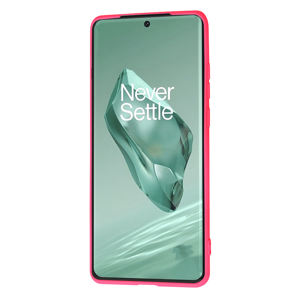 Maska za OnePlus 12, Techsuit, SoftFlex, Tamno Roza