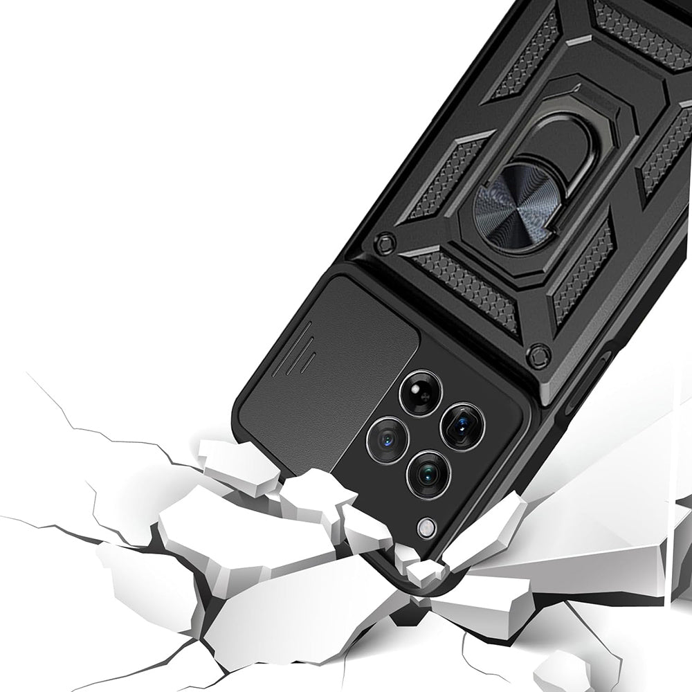 Maska za OnePlus 12R, Techsuit, CamShield, Roza