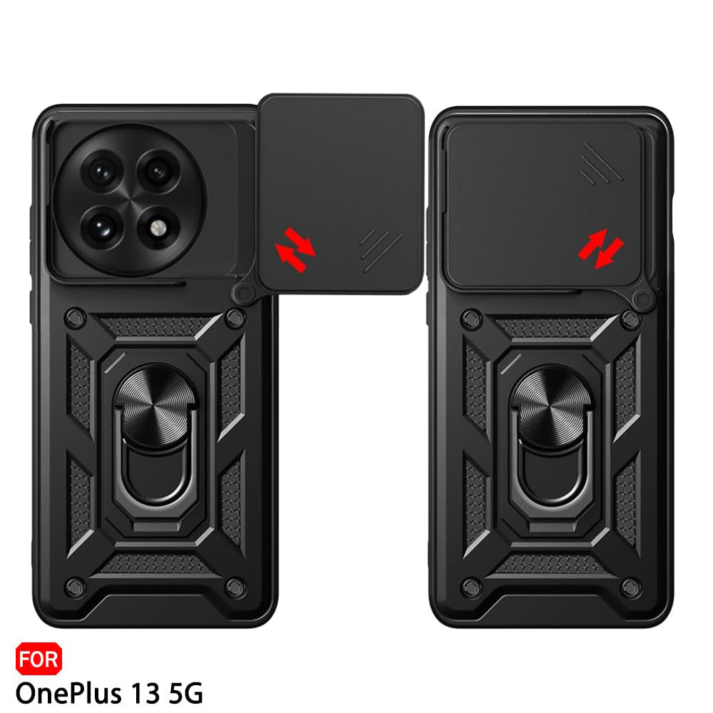 Maska za OnePlus 13, Techsuit, CamShield, Crna