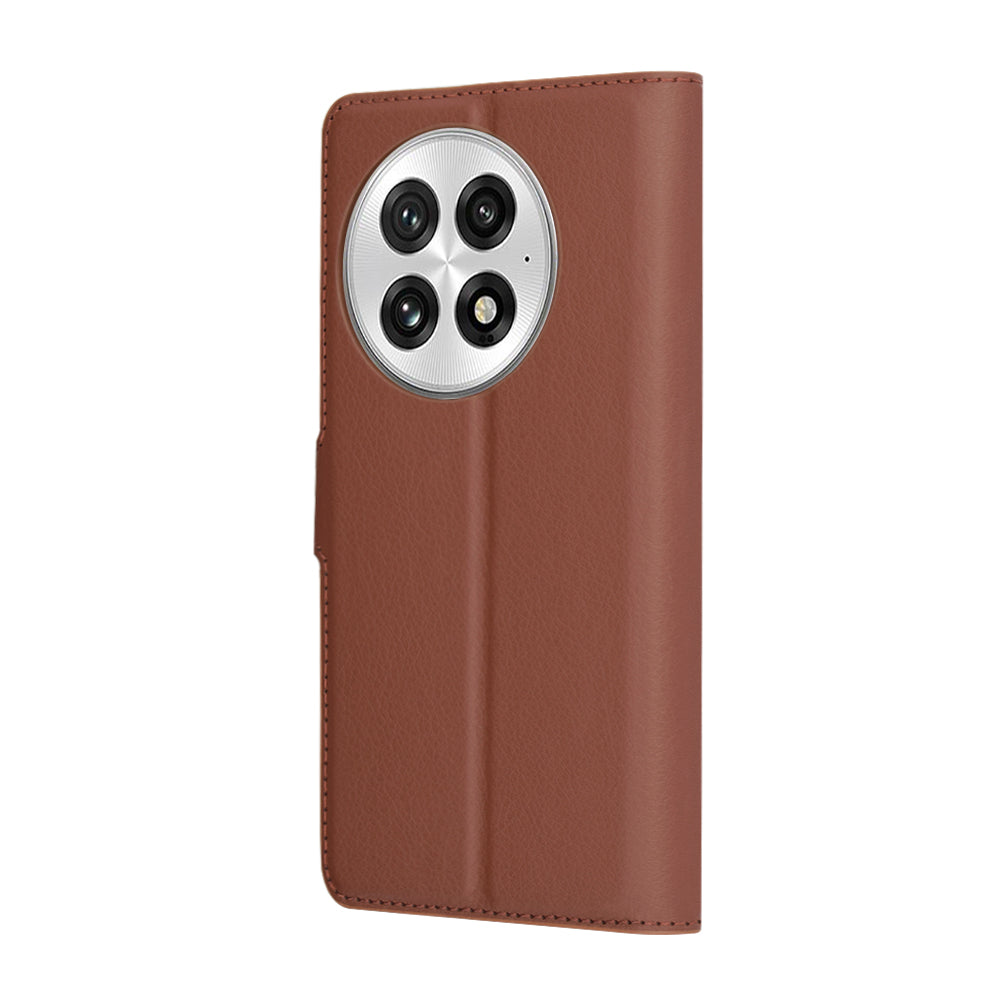 Futrola za OnePlus 13, Techsuit, Kožna Folio, Smeđa