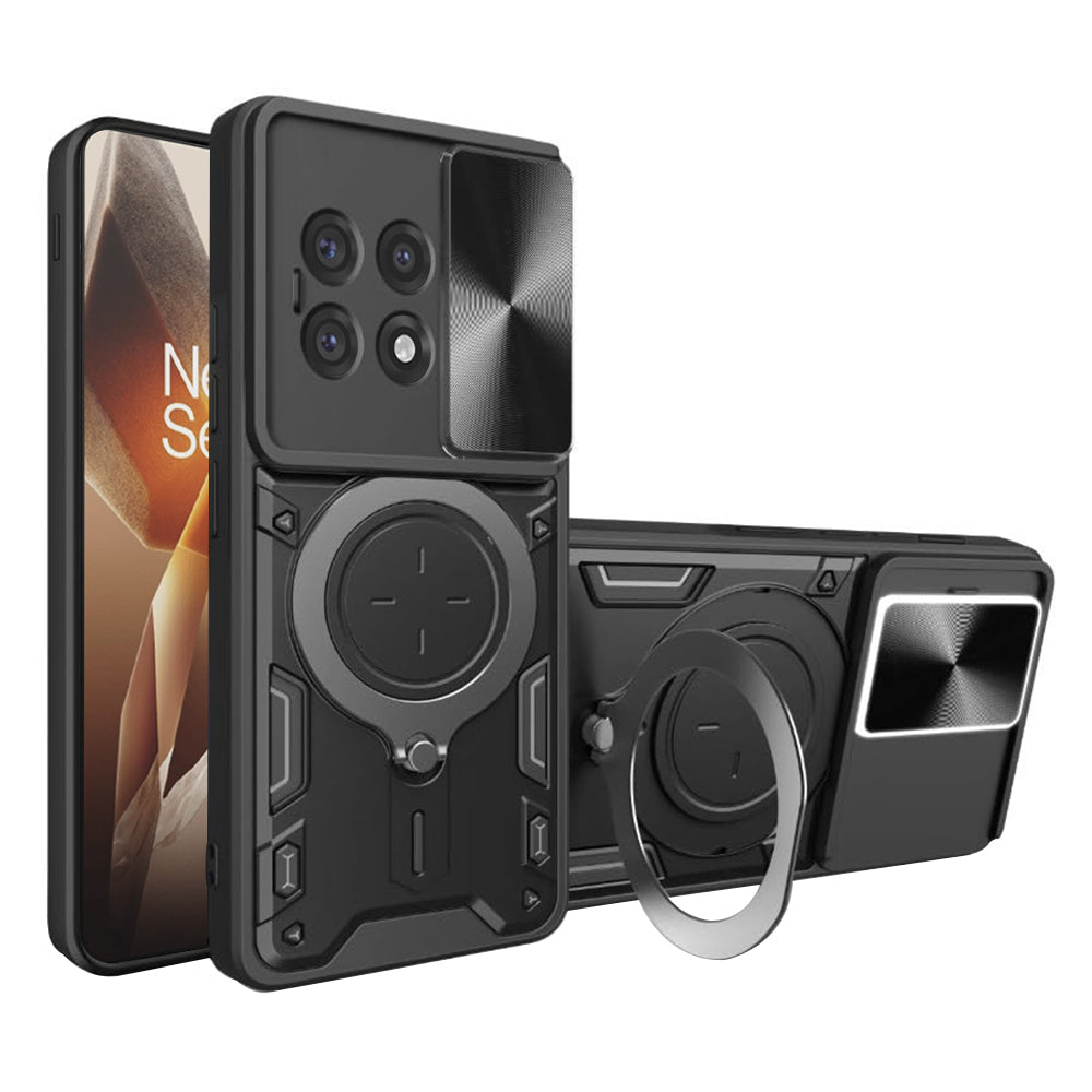 Maska za OnePlus 13R, Techsuit, CamGuard Pro, Crna