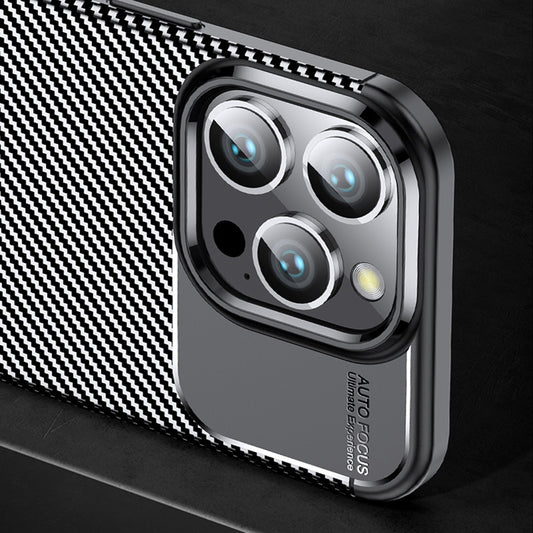 Maska za OnePlus 13R, Techsuit, CarbonFiber, Crna