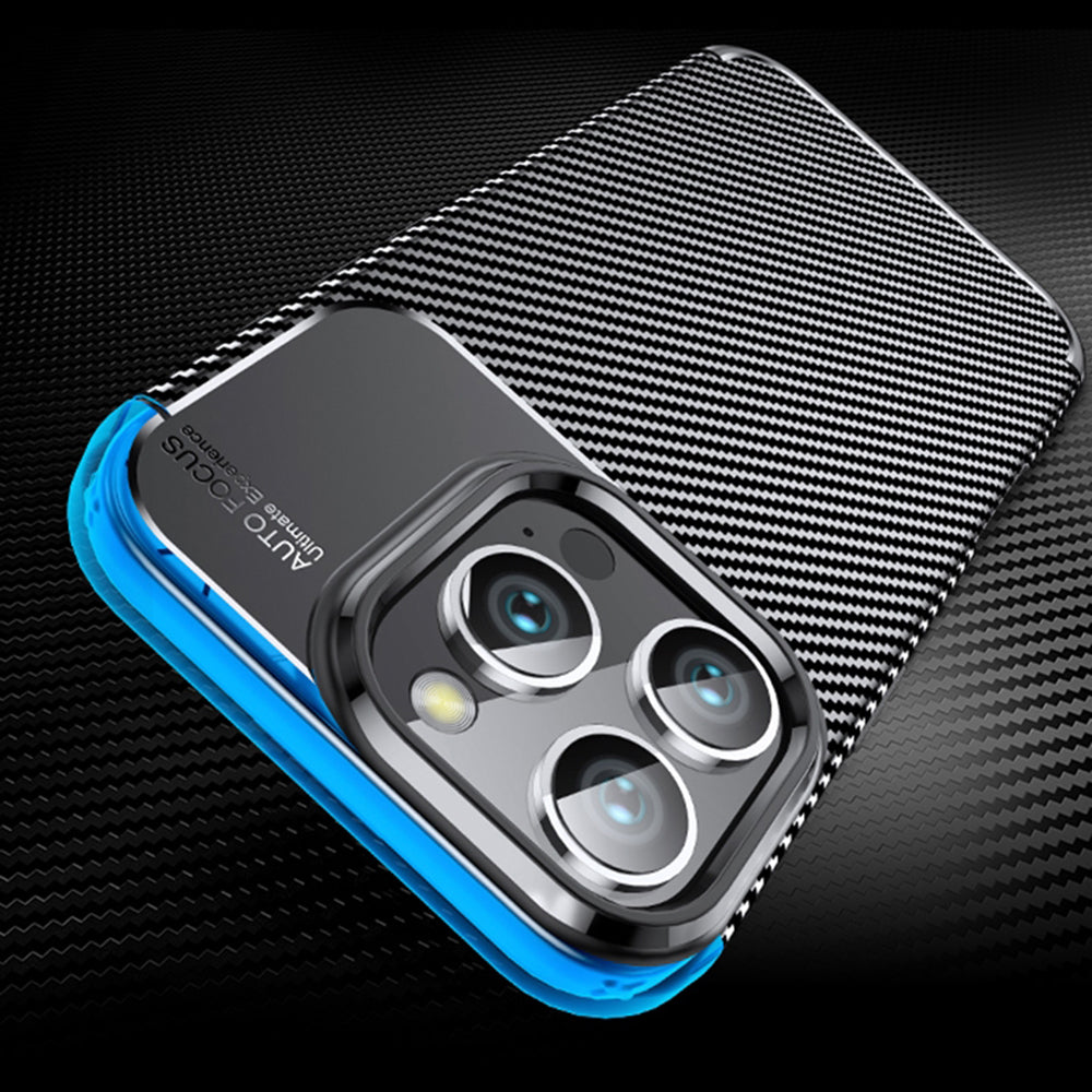 Maska za OnePlus 13R, Techsuit, CarbonFiber, Crna