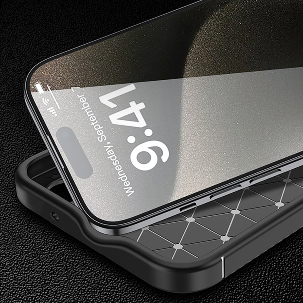 Maska za OnePlus 13R, Techsuit, CarbonFiber, Crna