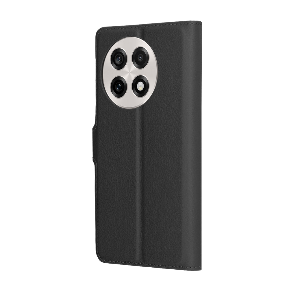 Futrola za OnePlus 13R, Techsuit, Kožna Folio, Crna