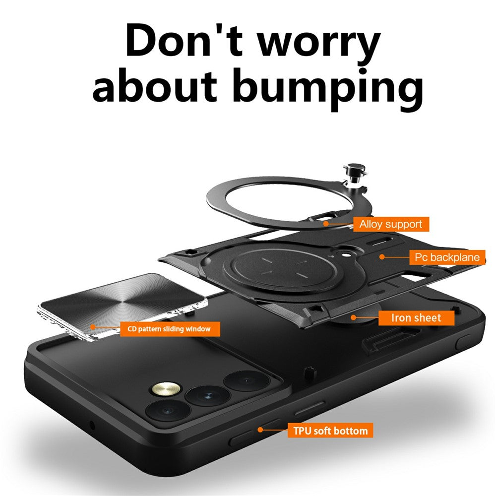 Futrola za OnePlus 15, Techsuit, CamGuard Pro, Crna