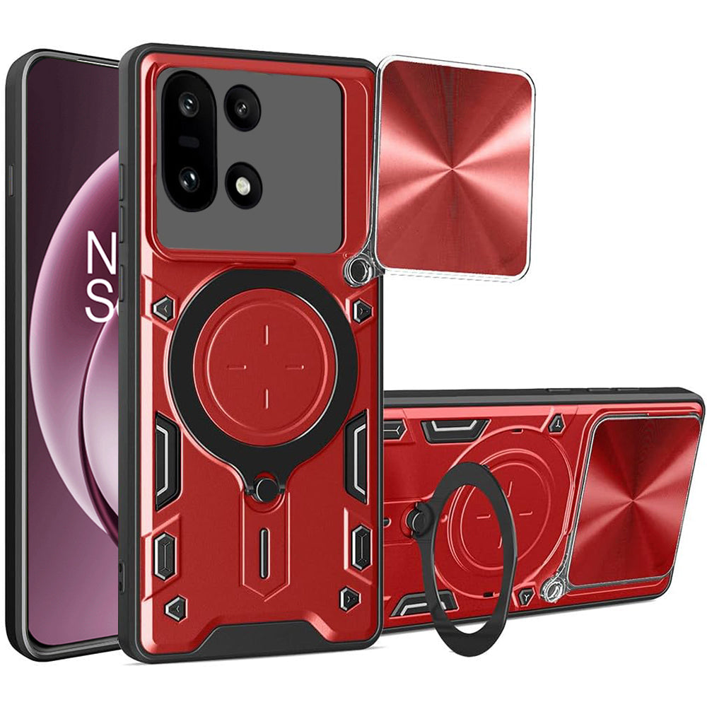Futrola za OnePlus 15, Techsuit, CamGuard Pro, Crvena
