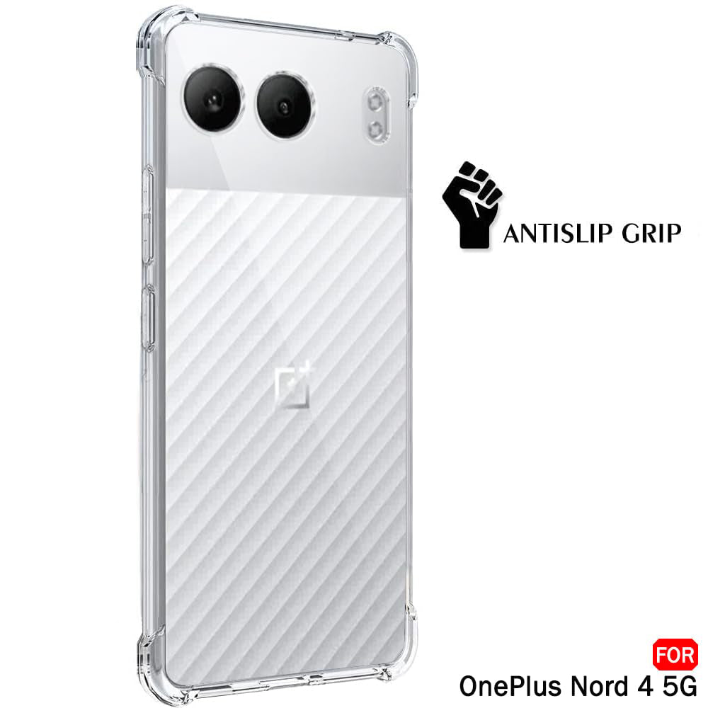 Maska za OnePlus Nord 4, Techsuit, Shockproof Clear, Prozirna