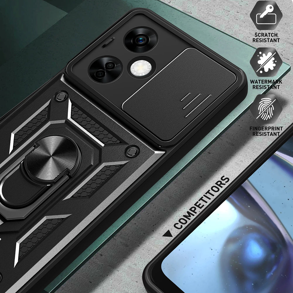 Maska za OnePlus Nord CE 3 Lite, Techsuit, CamShield, Crna