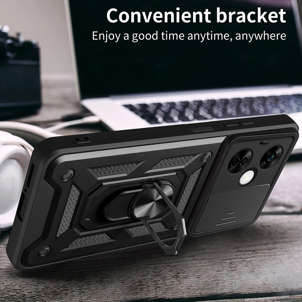 Maska za OnePlus Nord CE 3 Lite, Techsuit, CamShield, Crna