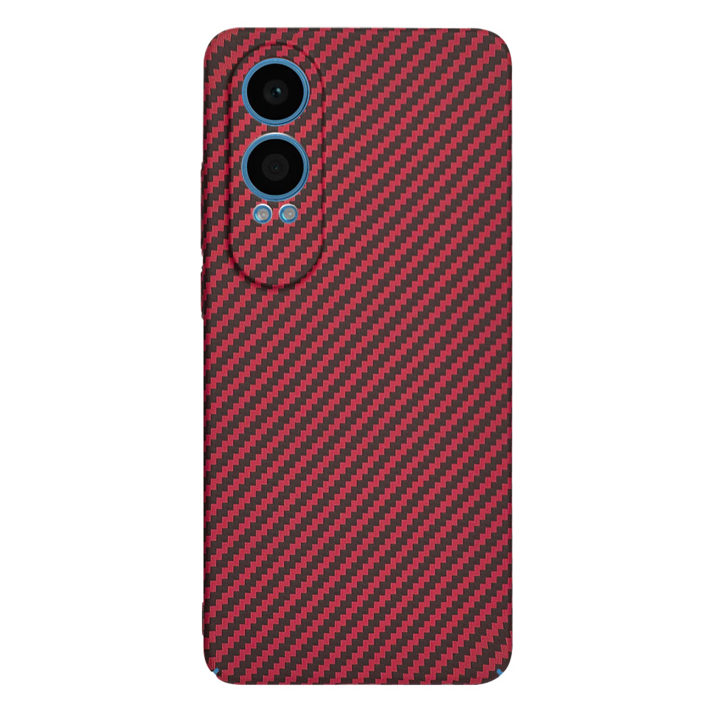 Maska za OnePlus Nord CE4 Lite, Techsuit, Carbonite FiberShell, Crvena