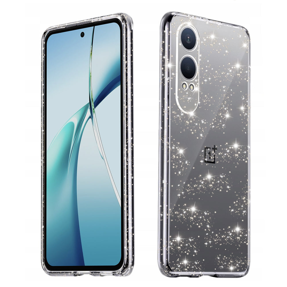 Maska za OnePlus Nord CE4 Lite, Techsuit, SparkleSkin, Prozirna