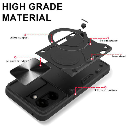 Maska za OnePlus Nord CE5, Techsuit, CamGuard Pro, Crna