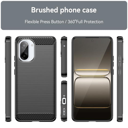 Maska za OnePlus Nord CE5, Techsuit, Karbon, Crna