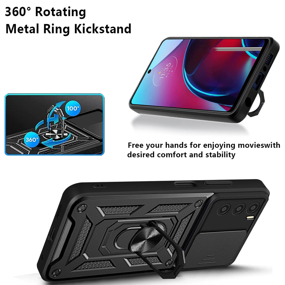 Maska za Oppo A16s / A54s / A16, Techsuit, CamShield, Crna