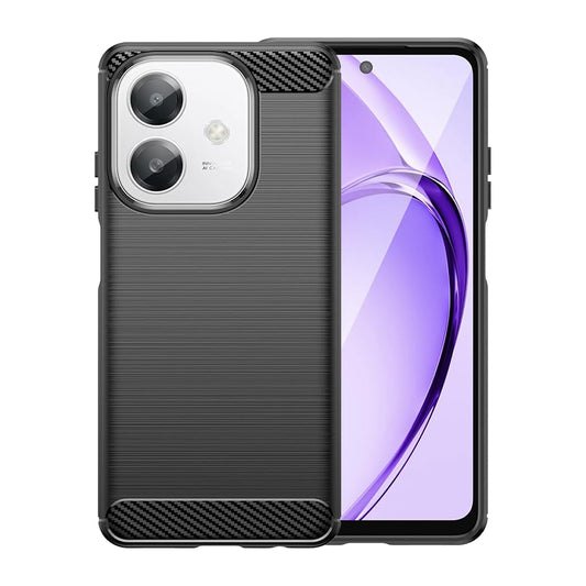 Maska za Oppo A3 4G / A3, Techsuit, Karbon, Crna