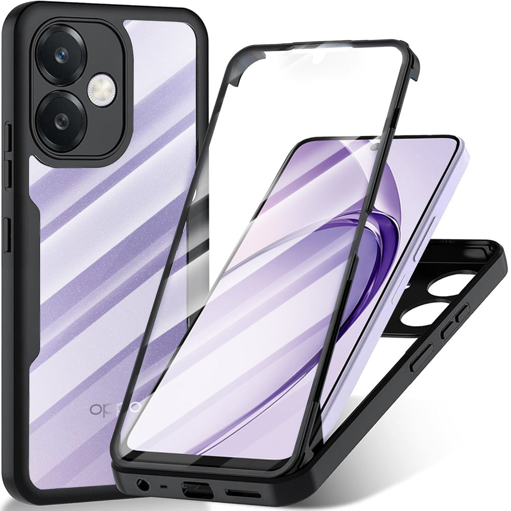 Maska za Oppo A3 4G / A3, Techsuit, ColorVerse 360, Crna