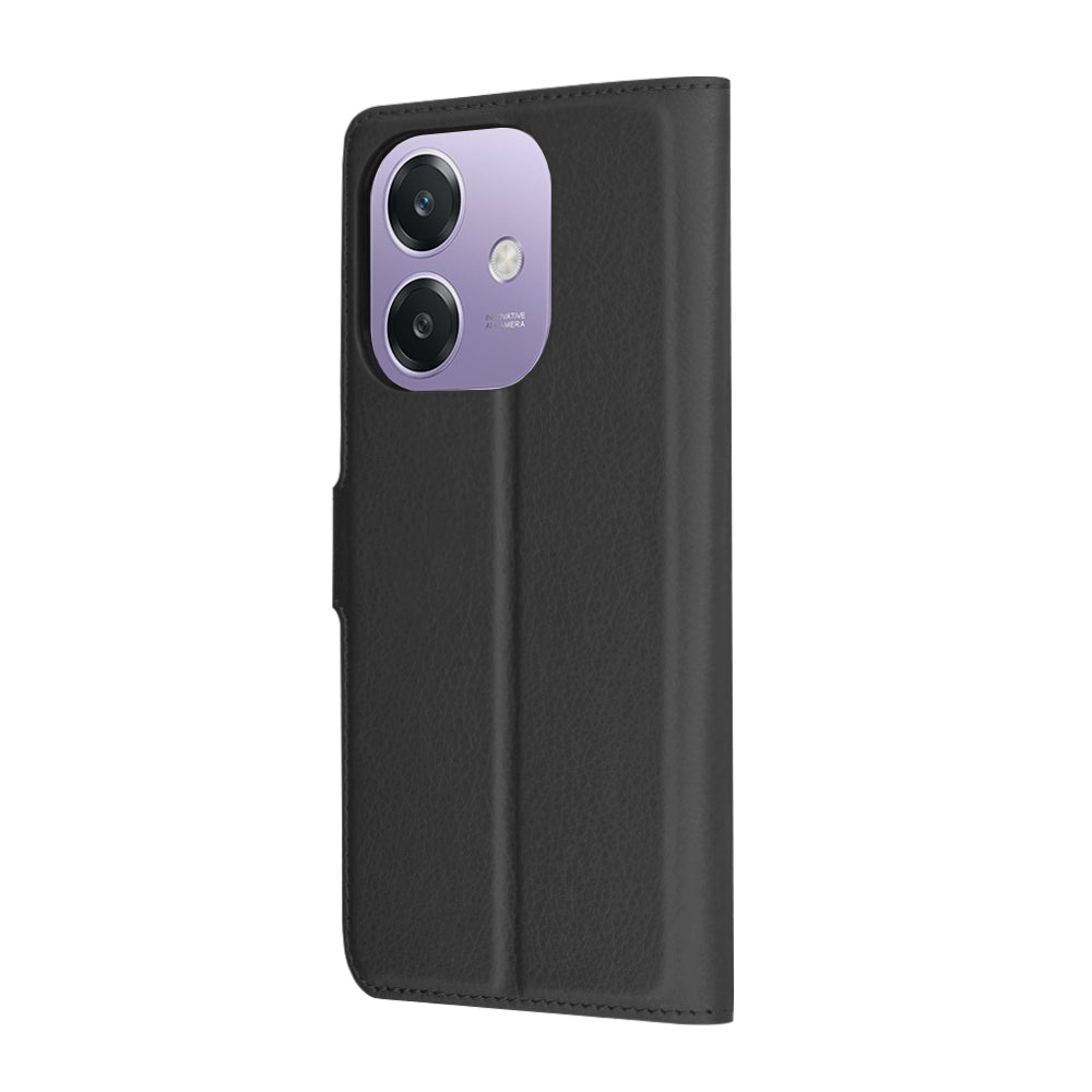 Futrola za Oppo A3 4G / A3, Techsuit, Kožna Folio, Crna