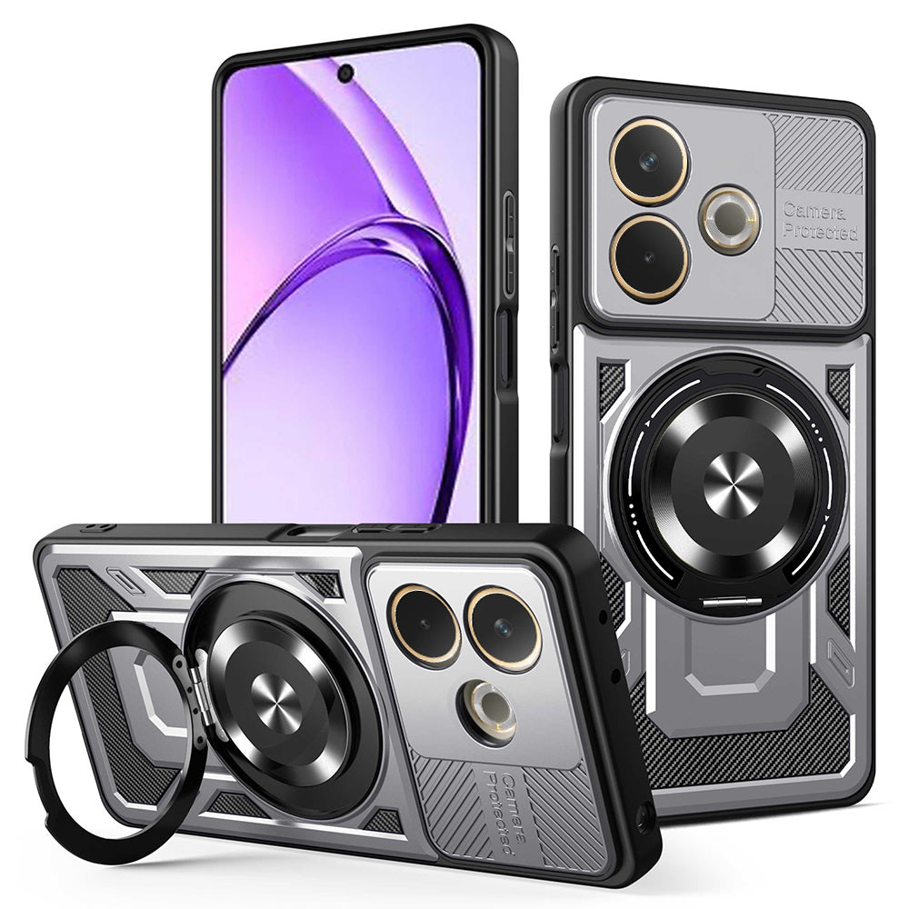 Maska za Oppo A5 Pro 4G / A5 Pro, Techsuit, RuggedCam, Siva