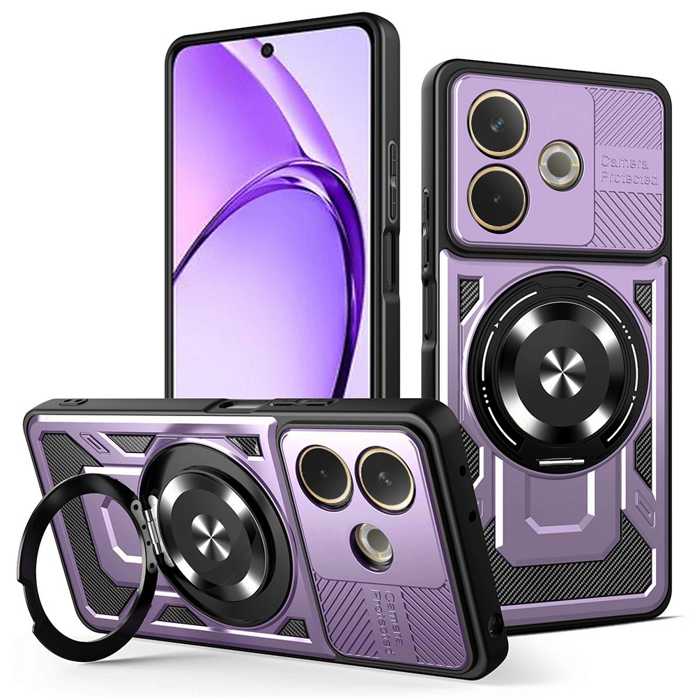 Maska za Oppo A5 Pro 4G / A5 Pro, Techsuit, RuggedCam, Ljubičasta