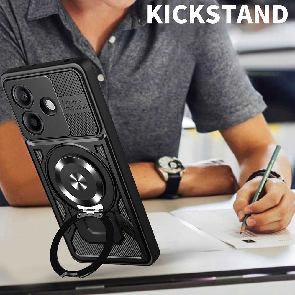Maska za Oppo A5 Pro 4G / A5 Pro, Techsuit, RuggedCam, Crna