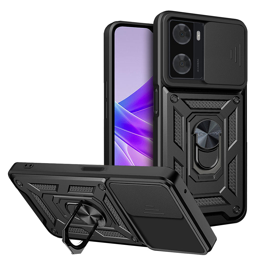 Maska za Oppo A57 4G / A57s / Oneplus Nord N20 SE, Techsuit, CamShield, Crna
