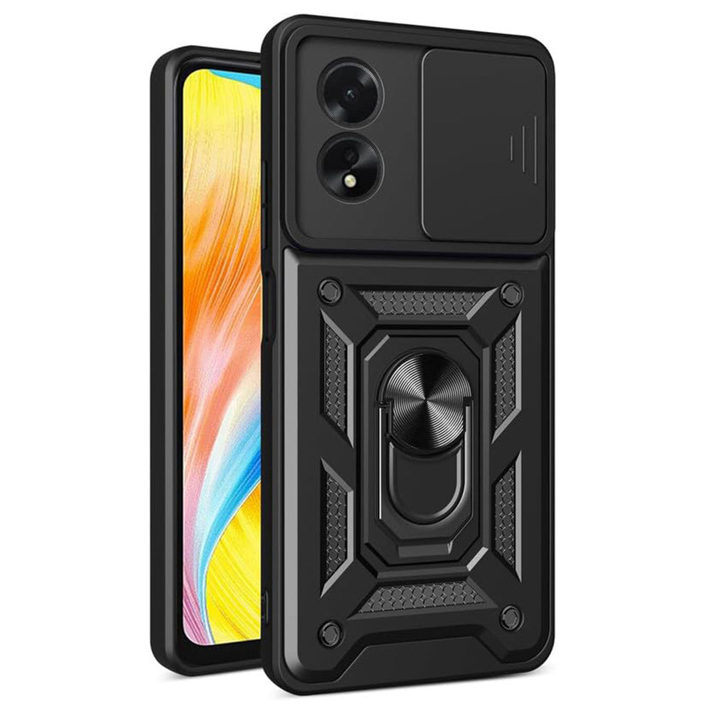 Maska za Oppo A58 4G, Techsuit, CamShield, Crna