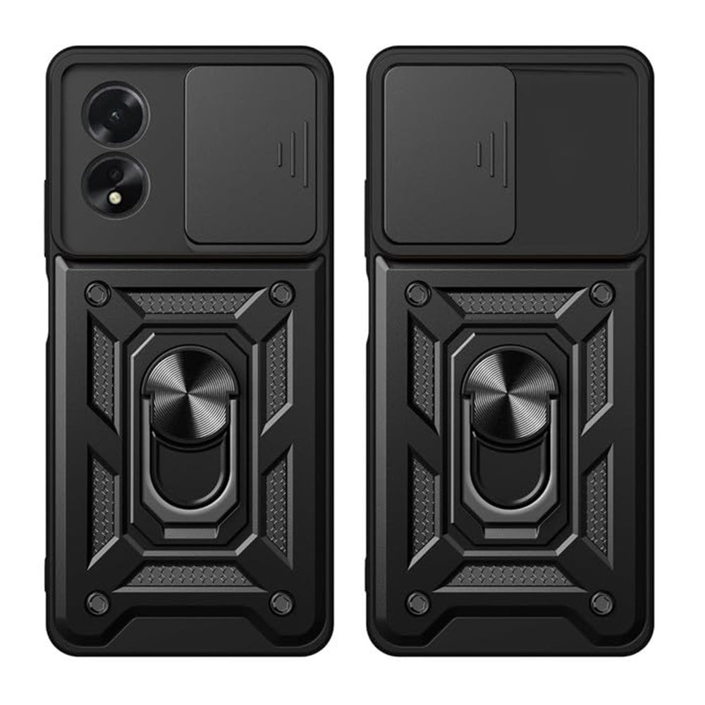 Maska za Oppo A58 4G, Techsuit, CamShield, Crna