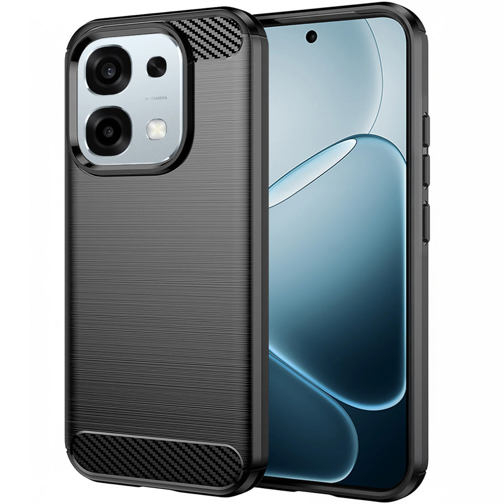Futrola za Oppo A6 Pro 5G / A6 Pro 4G, Techsuit, Karbon, Crna