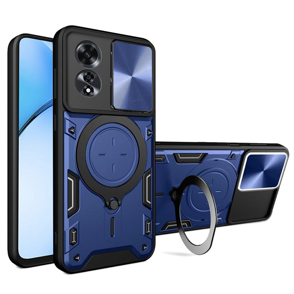 Maska za Oppo A60, Techsuit, CamGuard Pro, Plava