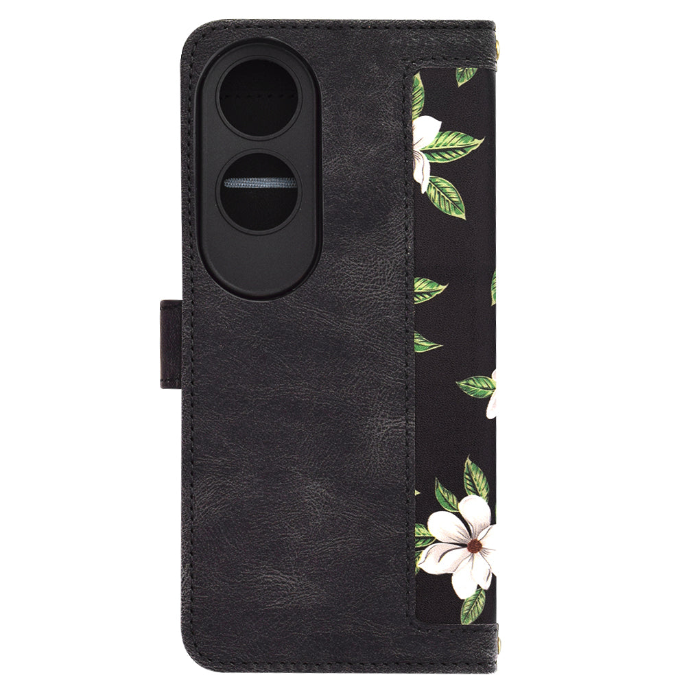 Maska za Oppo A60, Techsuit, FlipCraft, Crna