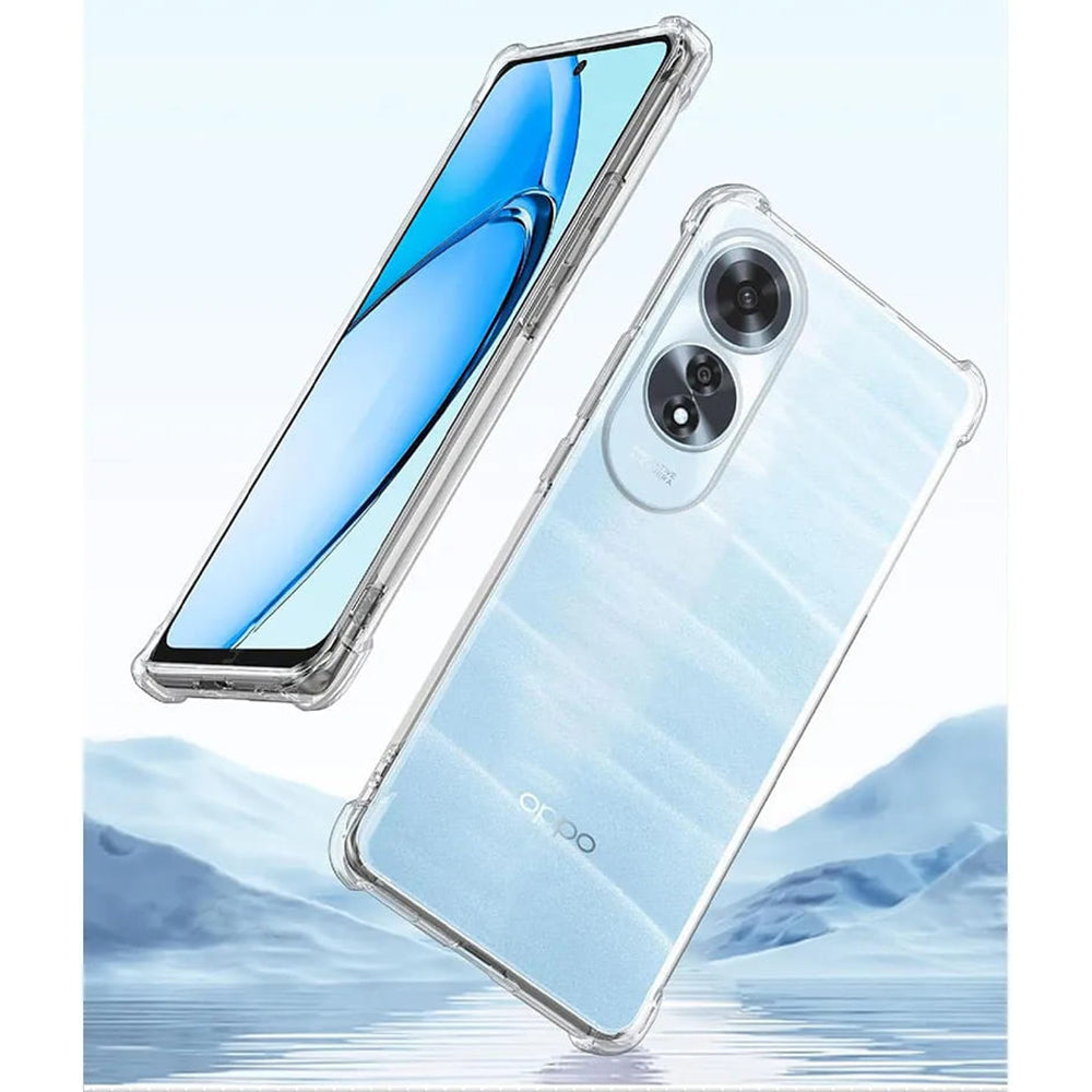 Maska za Oppo A60, Techsuit, Otporna na udarce, Prozirna