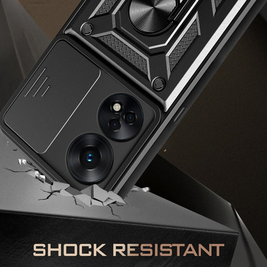 Maska za Oppo A78 4G, Techsuit, CamShield, Crna