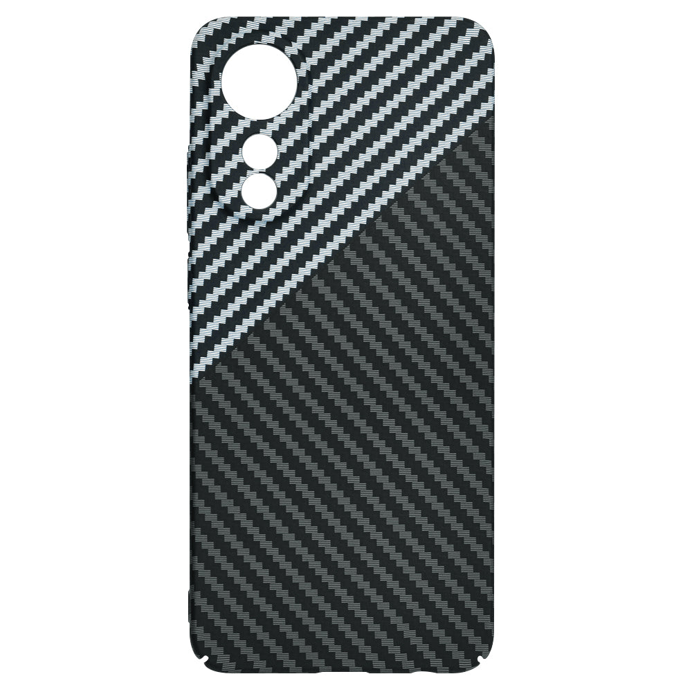 Maska za Oppo A78 4G, Techsuit, Carbonite FiberShell, Crno Siva