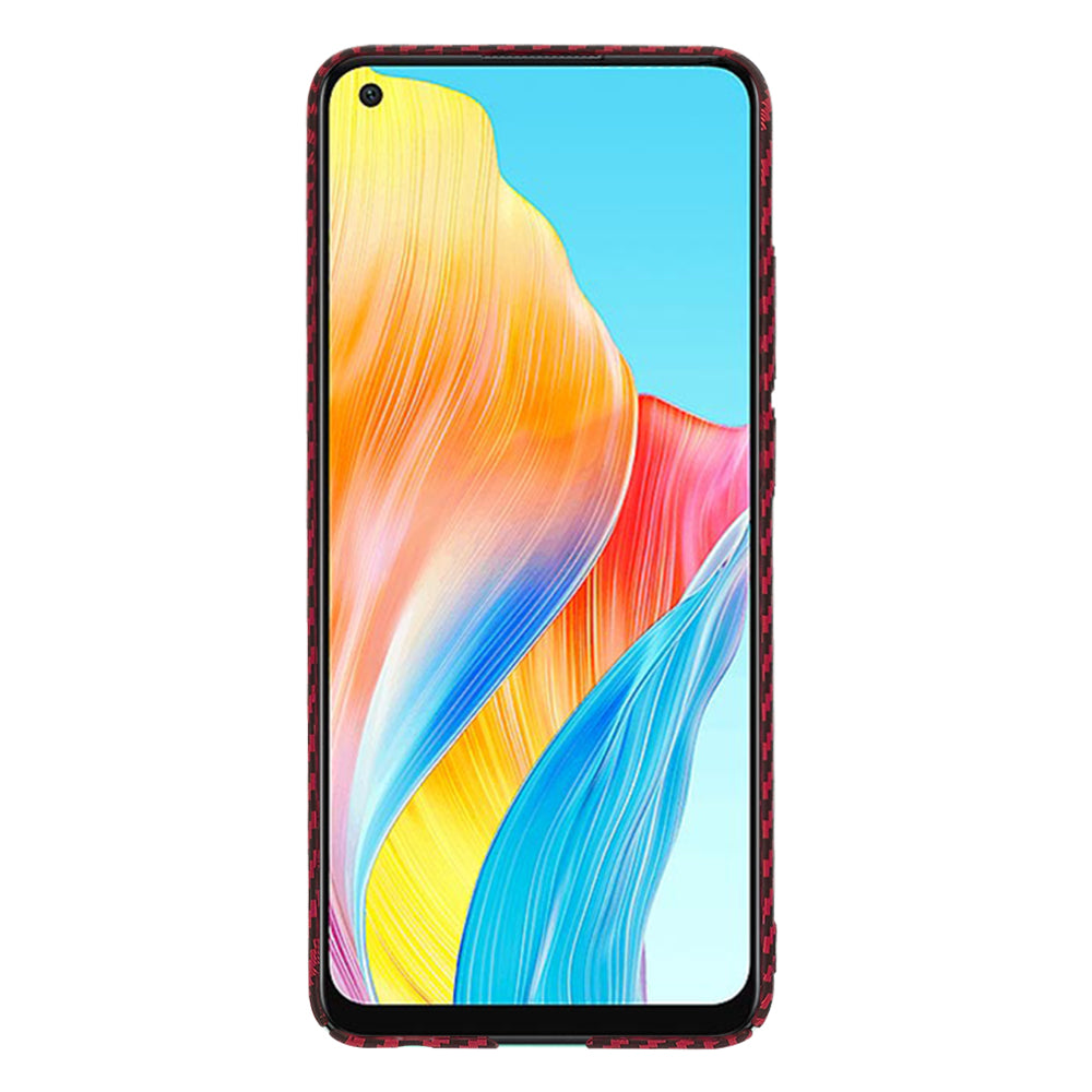 Maska za Oppo A78 4G, Techsuit, Carbonite FiberShell, Crvena