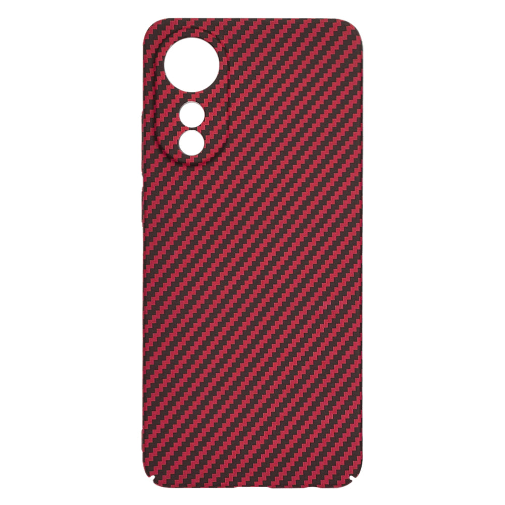Maska za Oppo A78 4G, Techsuit, Carbonite FiberShell, Crvena