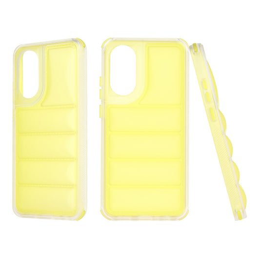 Maska za Oppo A78 4G, Techsuit, Wave Shield, Žuta