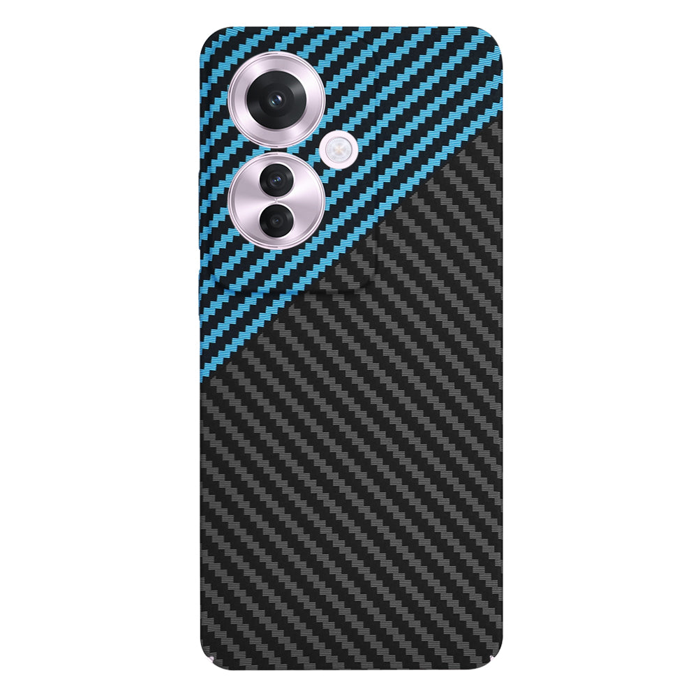Maska za Oppo Reno11 F, Techsuit, Carbonite FiberShell, Crno Plava