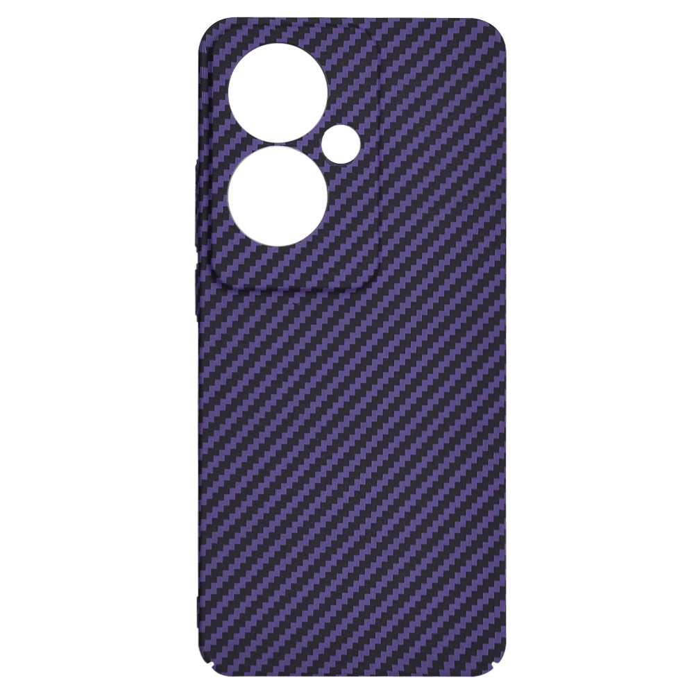 Maska za Oppo Reno11 F, Techsuit, Carbonite FiberShell, Ljubičasta