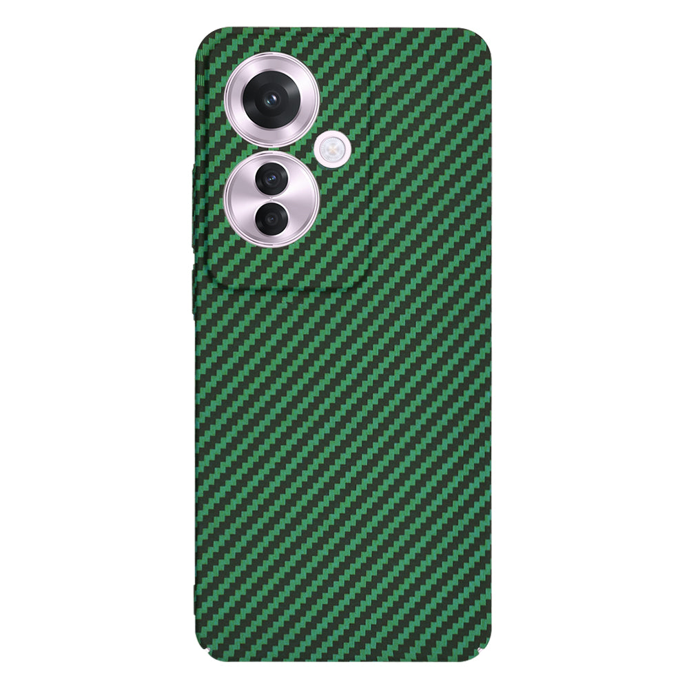 Maska za Oppo Reno11 F, Techsuit, Carbonite FiberShell, Zelena
